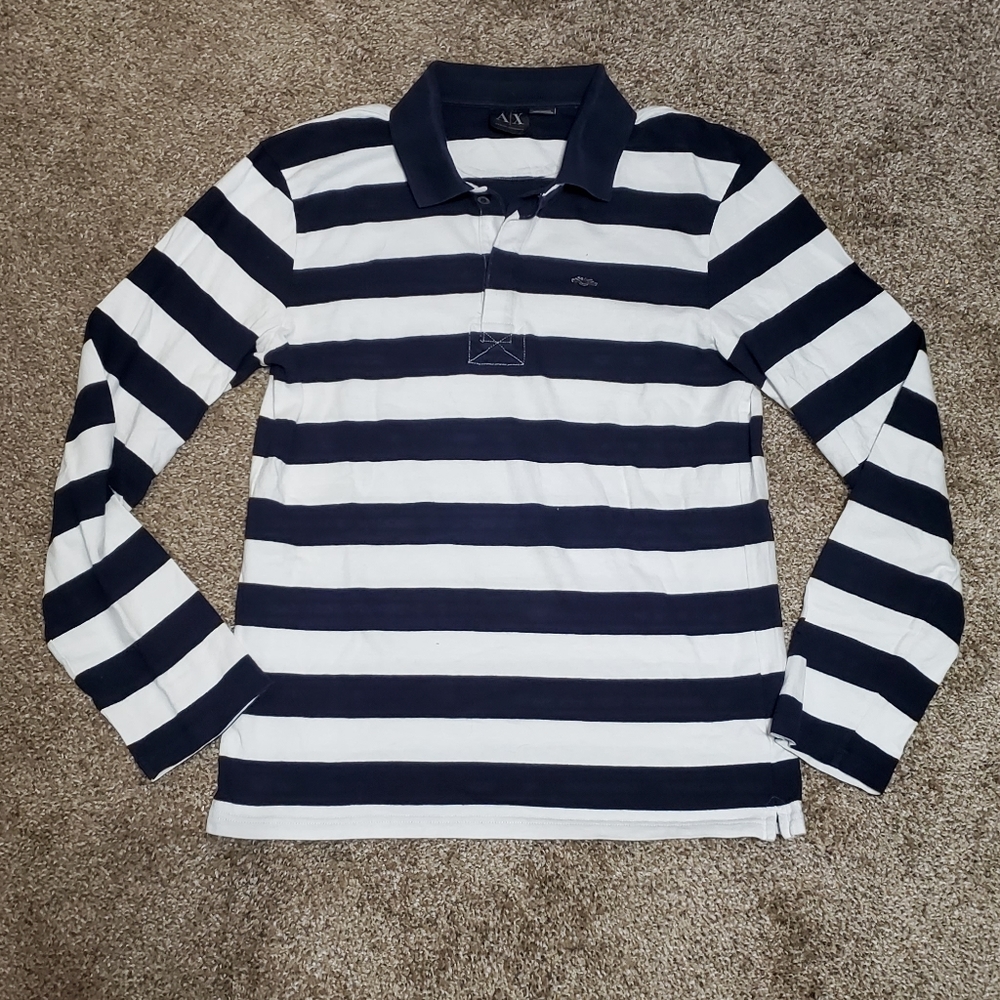 💙A|X Long Sleeve Polo